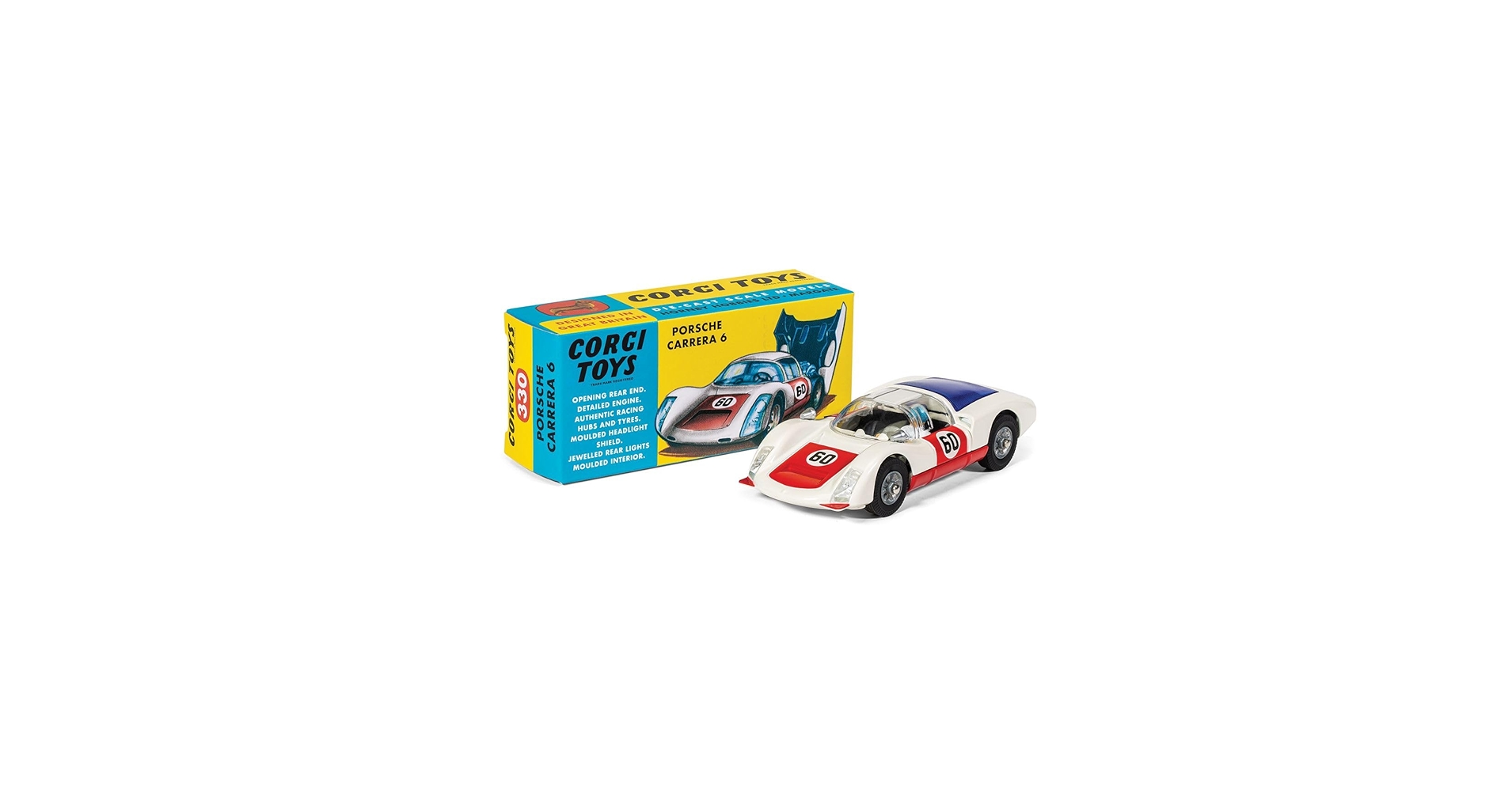 Amazon | コーギー 1/43 ポルシェ 906 カレラ 6 1966 Corgi 906